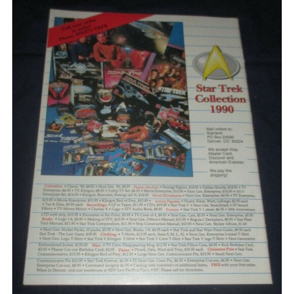 Star Trek: The Next Generation Official Magazine #9-10,12,14 w/16 posters - Picture 2 of 11